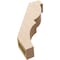 Ekena Millwork 3-inch W x 12-inch D x 16-inch H Valencia Rough Cedar Woodgrain TimberThane Knee Brace, Primed BRCUR03X12X16VALRCPR - alternate 2